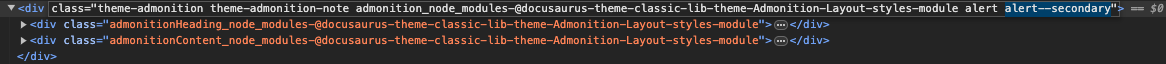 The &quot;note&quot; admonition&#39;s HTML code